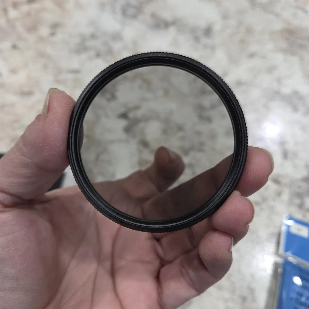Rocketfish 58mm Circular Polarizer Filter - Black/Red